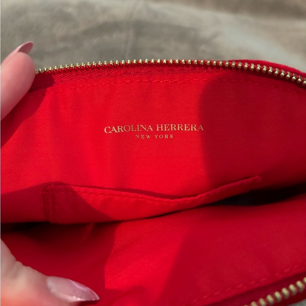 Carolina Herrera Red Clutch Bag - Picture 5 of 5